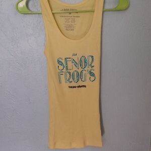 Yellow Señor Frogs Tank Top